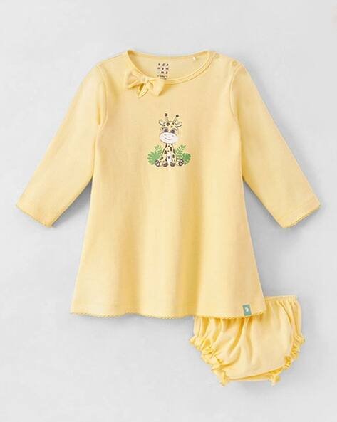 Ed-A-Mamma Girls Printed A-Line Dress