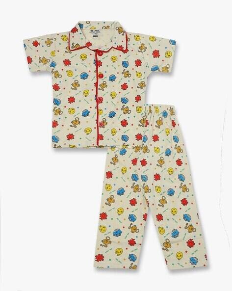 ETEENZ Novelty Print Shirt & Pants Set