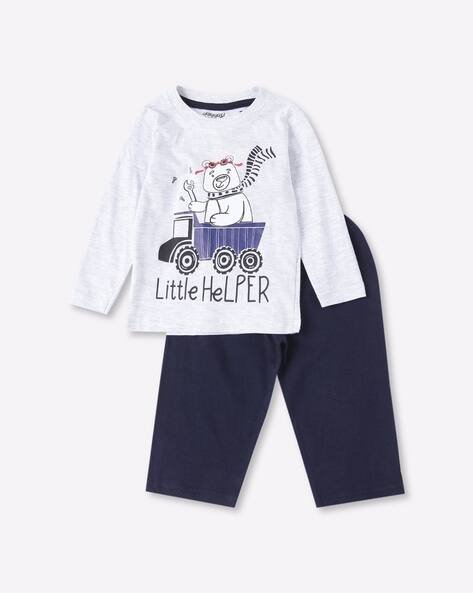 ETEENZ Toon Print T-shirt & Pants Set