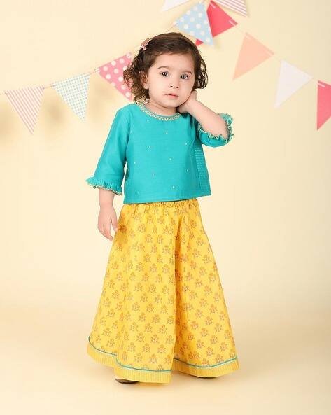 Fabindia Block Print Lehenga Set