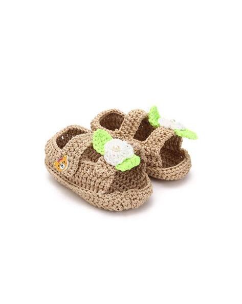 Funkrafts Floral Booties with Applique