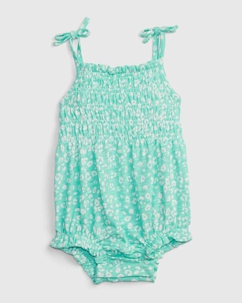 Gap Kids Floral Print Cotton Romper
