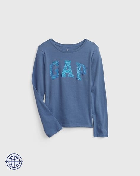 Gap Kids Brand Print Round-Neck T-Shirt