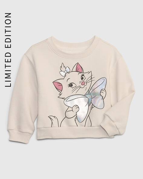 Gap Kids Girls Graphic Print Round-Neck Sweatshirt