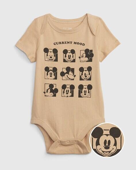 Gap Kids Mickey Mouse Print Cotton Bodysuit