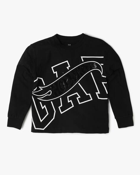 Gap Kids Boys Graphic Print Relaxed Fit Crew-Neck T-Shirt