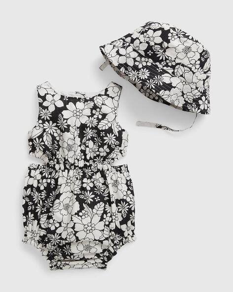 Gap Kids Floral Print Bodysuit with Hat