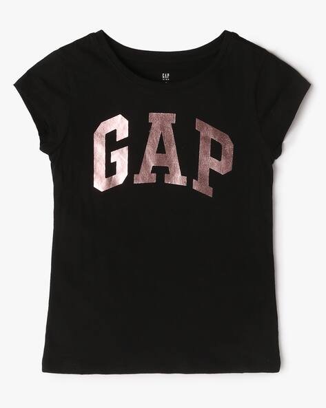 Gap Kids Girl Printed Round-Neck T-Shirt