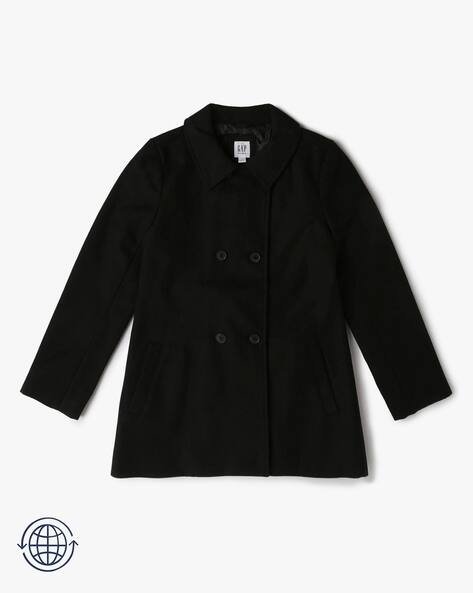 Gap Kids Girls Double-Breasted Relaxed Fit Trench Coat
