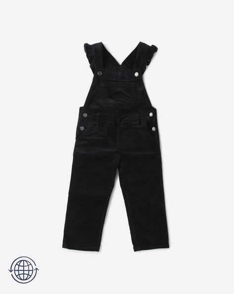Gap Kids Velvet Overalls with Ruffles