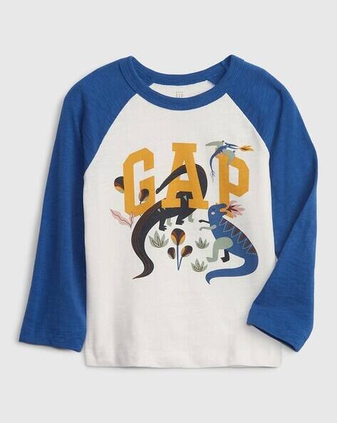 Gap Kids Logo Print Round-Neck T-Shirt