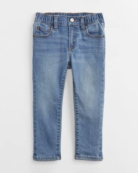 Gap Kids Boys Heavily Washed Straight Fit Jeans