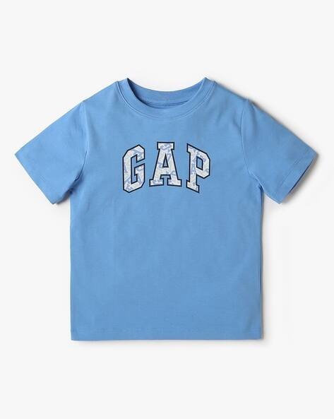 Gap Kids Boys Novelty Logo Print Knitted T-Shirt