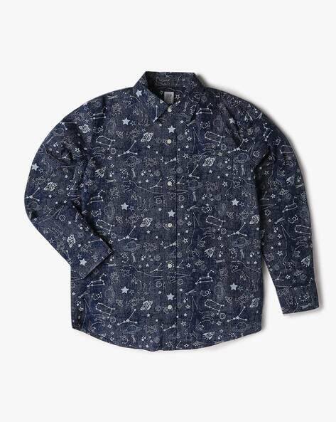 Gap Kids Boys Printed Relaxed Fit Shirt