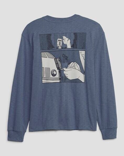 Gap Kids Boys Star Wars Print Relaxed Fit Round-Neck T-Shirt