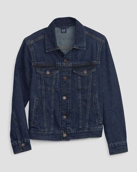 Gap Kids Boys Trucker Jacket with Flap Pockets