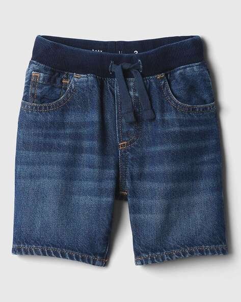Gap Kids Dark Wash Pull Over Denim Shorts