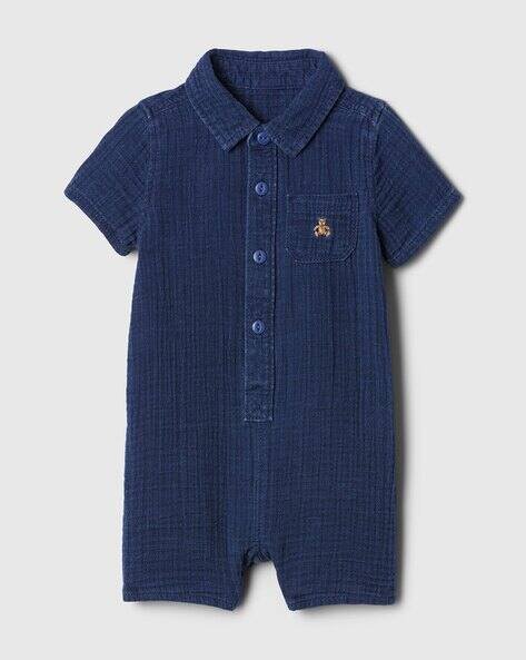 Gap Kids Infants Cotton Crop Onesies with Patch Pcoket