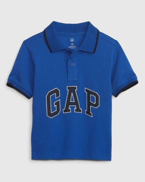 Gap Kids Logo Print Polo T-Shirt