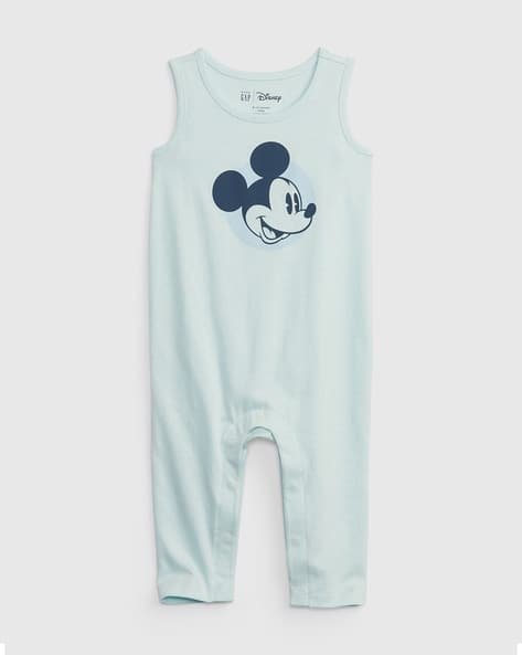 Gap Kids Mickey-Mouse Print Cotton Romper