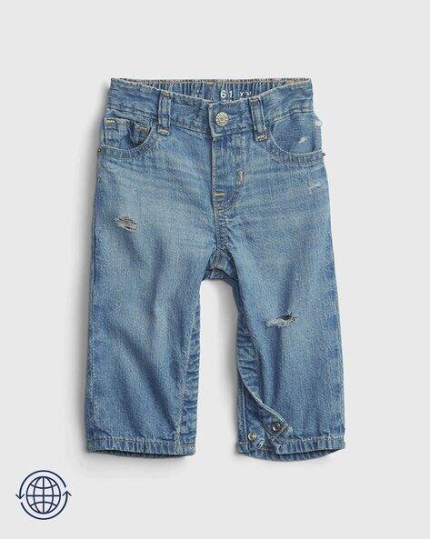 Gap Kids Mid-Wash Organic Cotton Straight Fit Jeans
