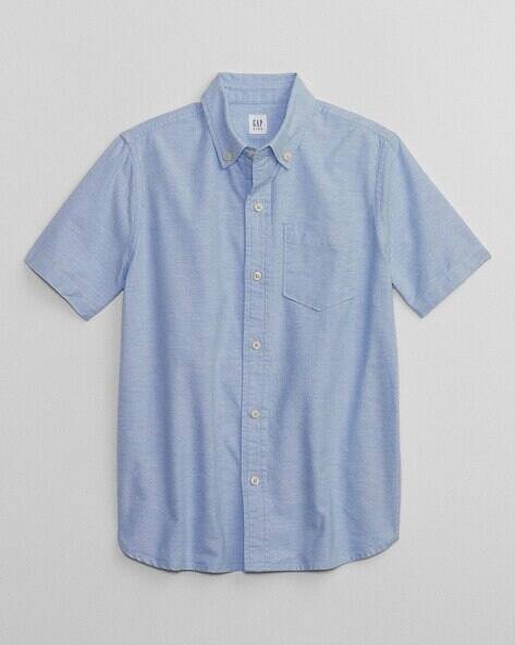 Gap Kids Oxford Cotton Shirt with Patch pocket