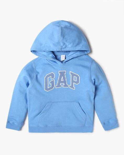 Gap Kids Solid Logo Printed Hoodie
