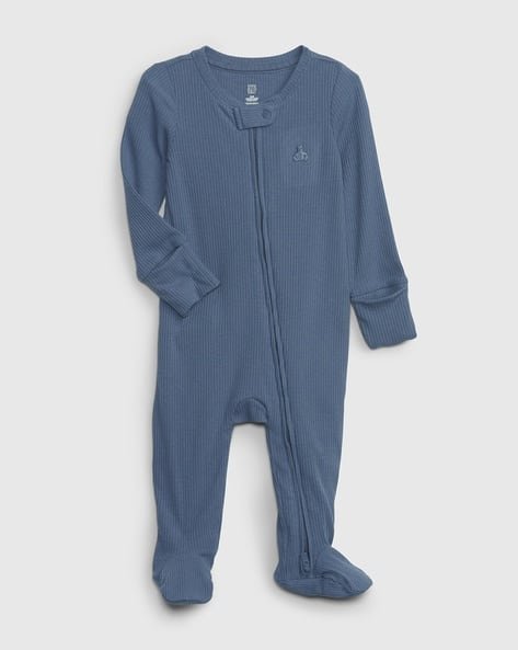 Gap Kids Textured Regular Fit Full Sleeves Romper