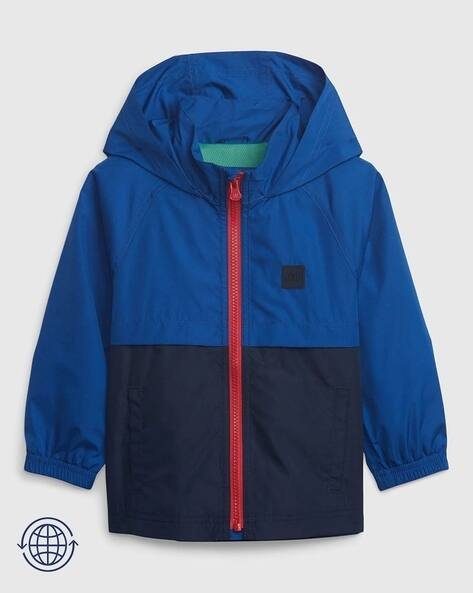 Gap Kids Zip-Front Jacket with Detachable Hood