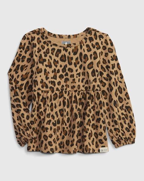Gap Kids Animal Print Round-Neck Top