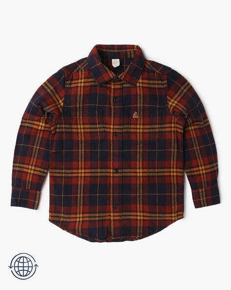 Gap Kids Boys Checked Flannel Shirt