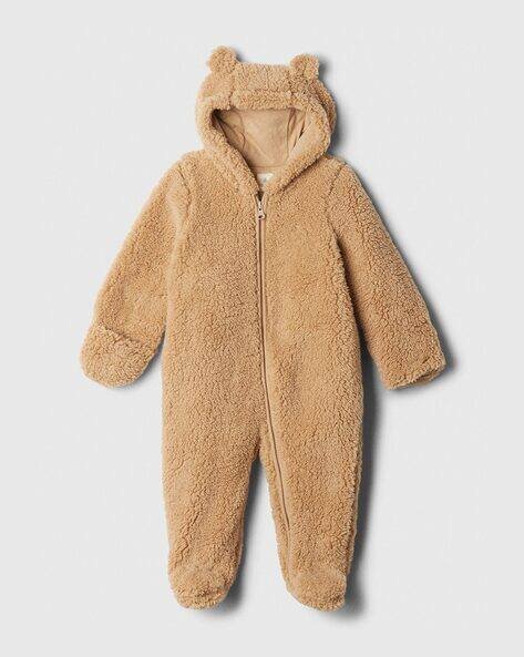 Gap Kids Infants Faux-Fur Zip-Front Romper