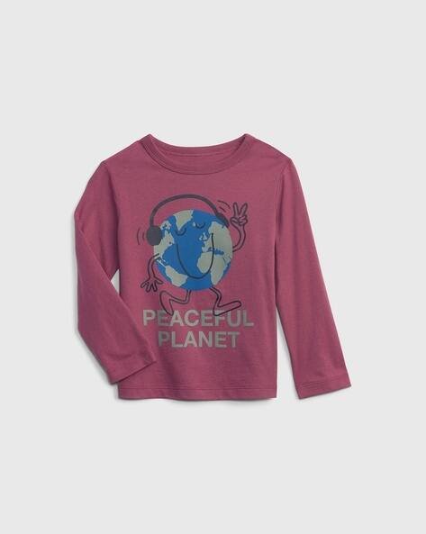 Gap Kids Graphic Print Organic Cotton Crew-Neck T-Shirt