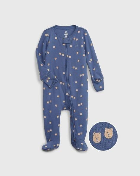 Gap Kids Printed Zip-Front Sleepsuit