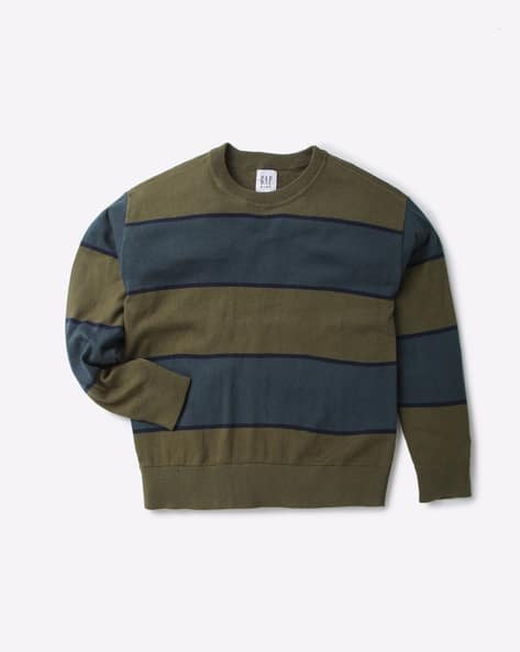 Gap Kids Boys Wide Stripe Crew-Neck Sweater