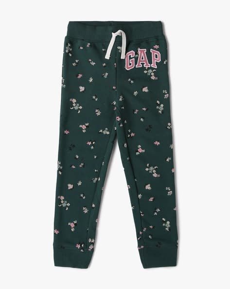 Gap Kids Girls Floral Print Relaxed Fit Joggers