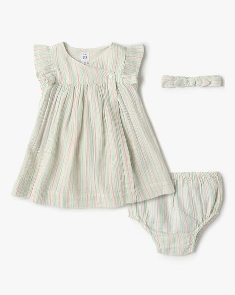 Gap Kids Multi Stripe Set of 3 Dress & Hairband