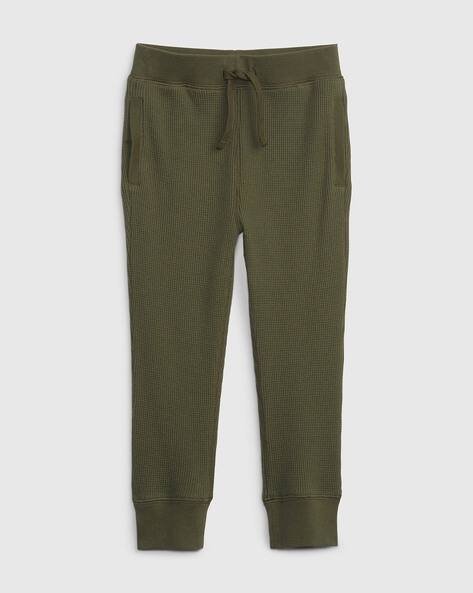 Gap Kids Textured Joggers with Drawstring Waist