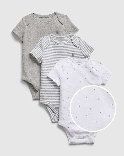 Gap Kids Pack of 3 Cotton Bodysuits