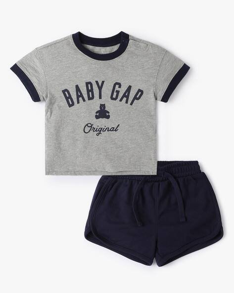 Gap Kids Brannan Bear Print T-Shirt & Shorts Set