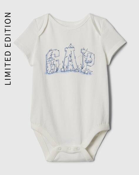 Gap Kids Printed Organic Cotton Short Sleeves Bodysuit