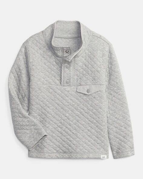 Gap Kids Quilted High-Neck Sweatshirt