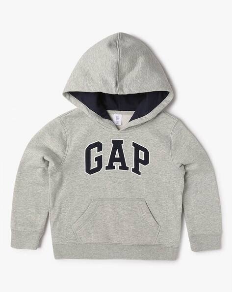 Gap Kids Relaxed Fit Hoodie with Brand Applique