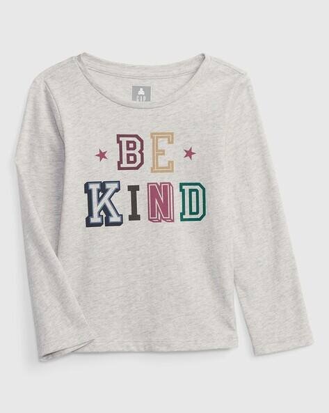 Gap Kids Typographic Print Round-Neck T-Shirt