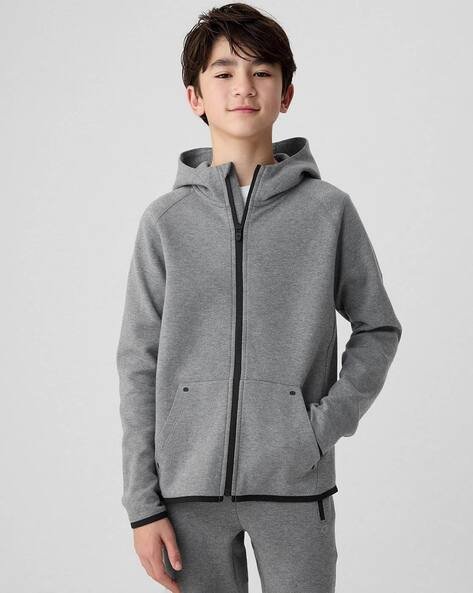 Gap Kids Zip-Front Hoodie with Slip Pockets