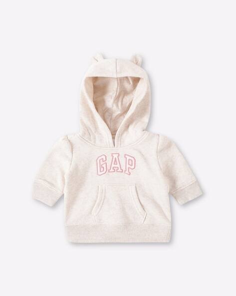 Gap Kids Brand Print Hoodie with Kangaroo Pocket