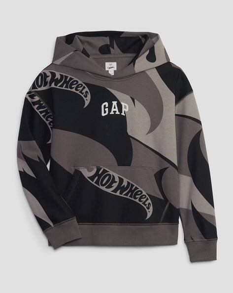 Gap Kids Hot Wheels Print Hoodie with Kangaroo Pocket