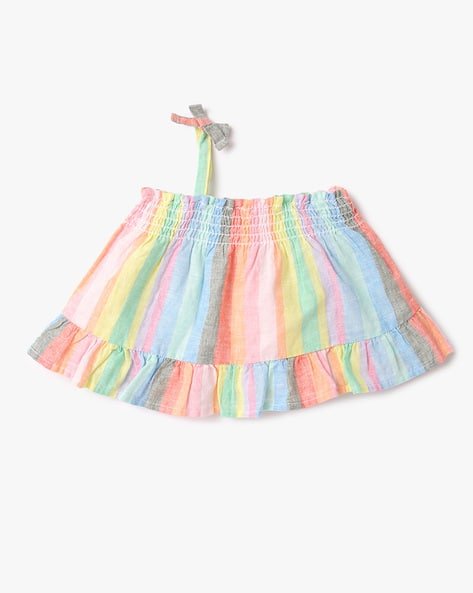 Gap Kids Linen-Cotton Striped Outfit - Set Of 3