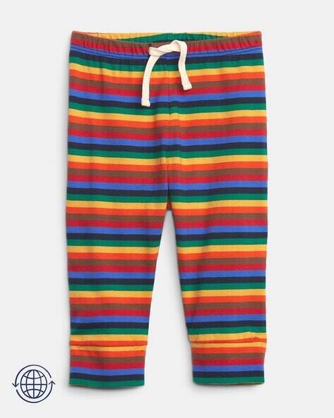 Gap Kids Striped Pants with Elasticated Drawstring Waist