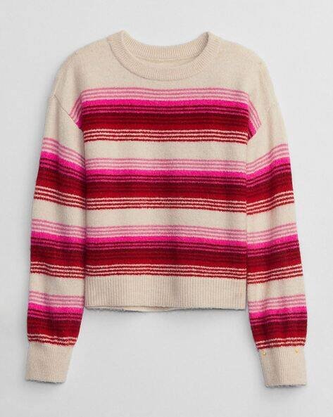 Gap Kids Striped Round-Neck Pullover